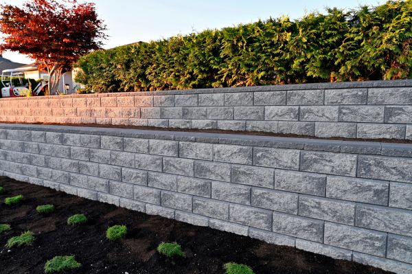 Concrete Retaining Wall Installation in Draper