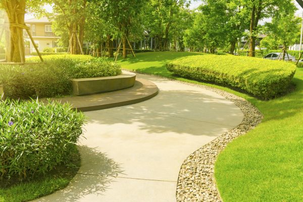 Cement Walkway Installation in Draper