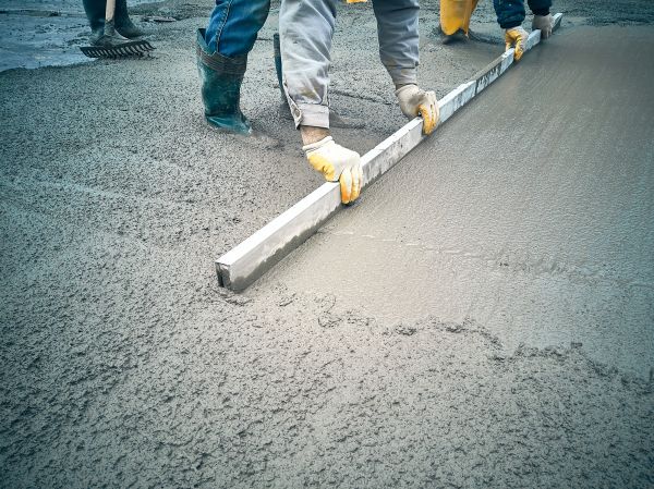 Cement Slab Installation in Draper