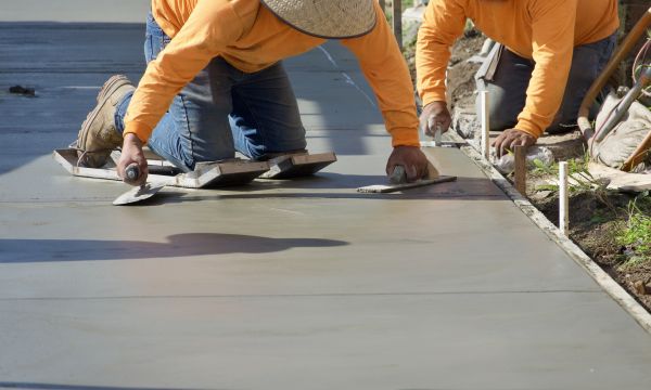 Cement Pad Construction in Draper