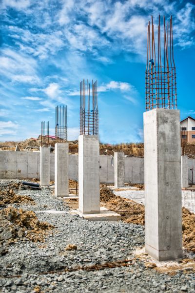 Concrete Footer Pouring in Draper