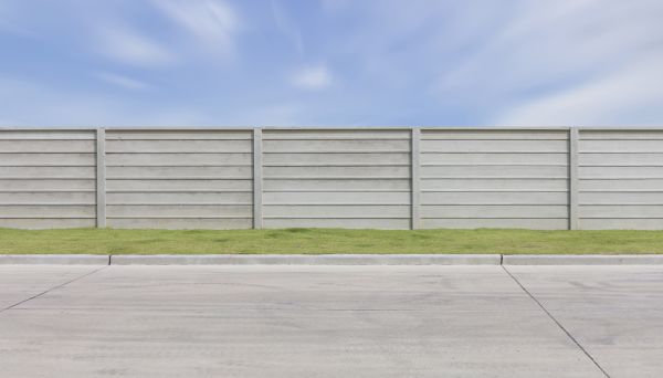 Concrete Fence Installation in Draper