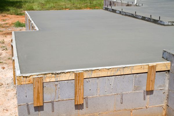 Concrete Slab Installation in Draper