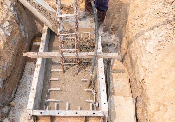 Cement Foundation Pouring in Draper