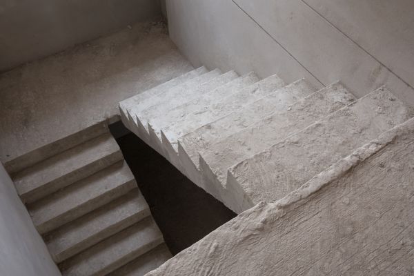 Cement Staircase Construction in Draper
