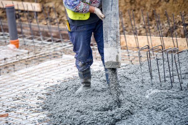 Cabin Foundation Pouring in Draper