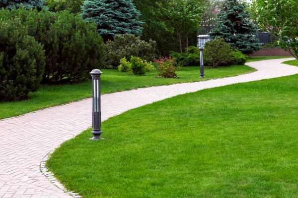 Backyard Sidewalk Installation in Draper